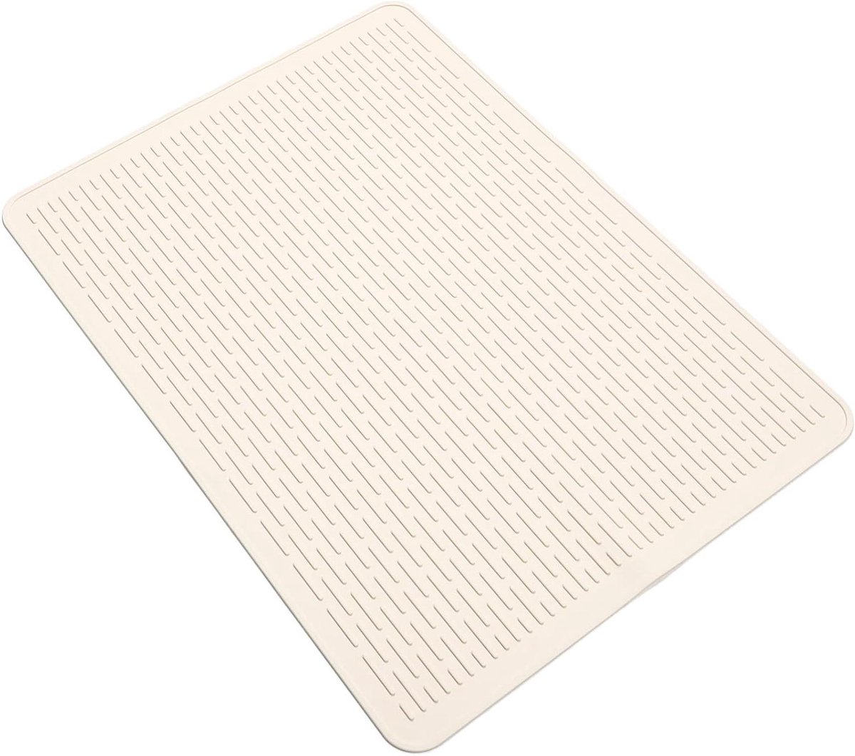 Kookplaat Beschermmat - Siliconen Mat - Keuken Beschermen - Hittebestendig Antislip - 71 x 50 cm - Beige