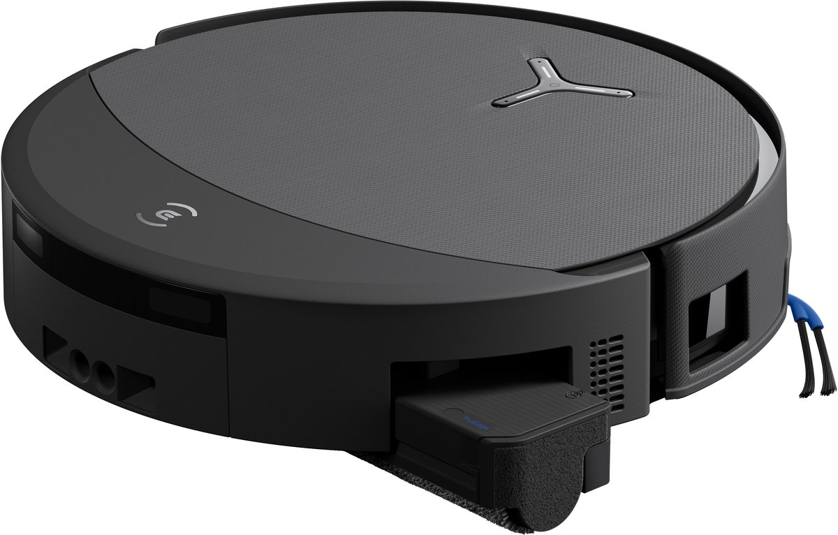 ECOVACS - DEEBOT T90 PRO OMNI BLACK EU - Robotstofzuiger - 30.000Pa - Charge PowerBoost - OZMO Roller 3.0 - ZeroTangle 4.0 - reiniging met warm water bij 75 °C - IA YIKO agent - automatisch legen - zwart — afbeelding 2