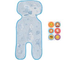 ZMR® Koelmat Baby - Koelmat - Koel Mat Baby - Blauw - 17cm x 13cm x 2cm