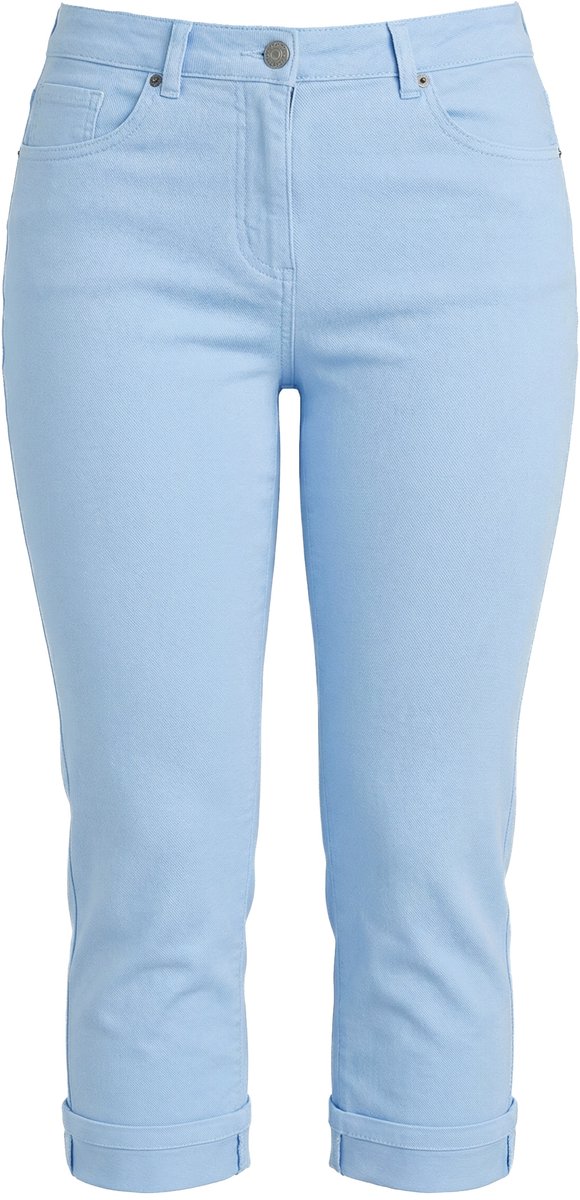 Angel of Style - Dames - 7/8-jeans Amy Straight Fit stretchcomfort 5-pocket - Ochtend blauw - Maat 46