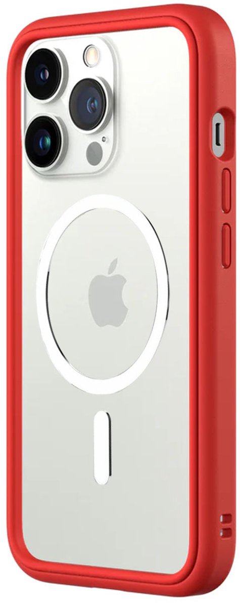 Rhinoshield, Magsafe hoesje Geschikt voor Apple iPhone 14 Pro modulaire MOD NX(TM), Rood