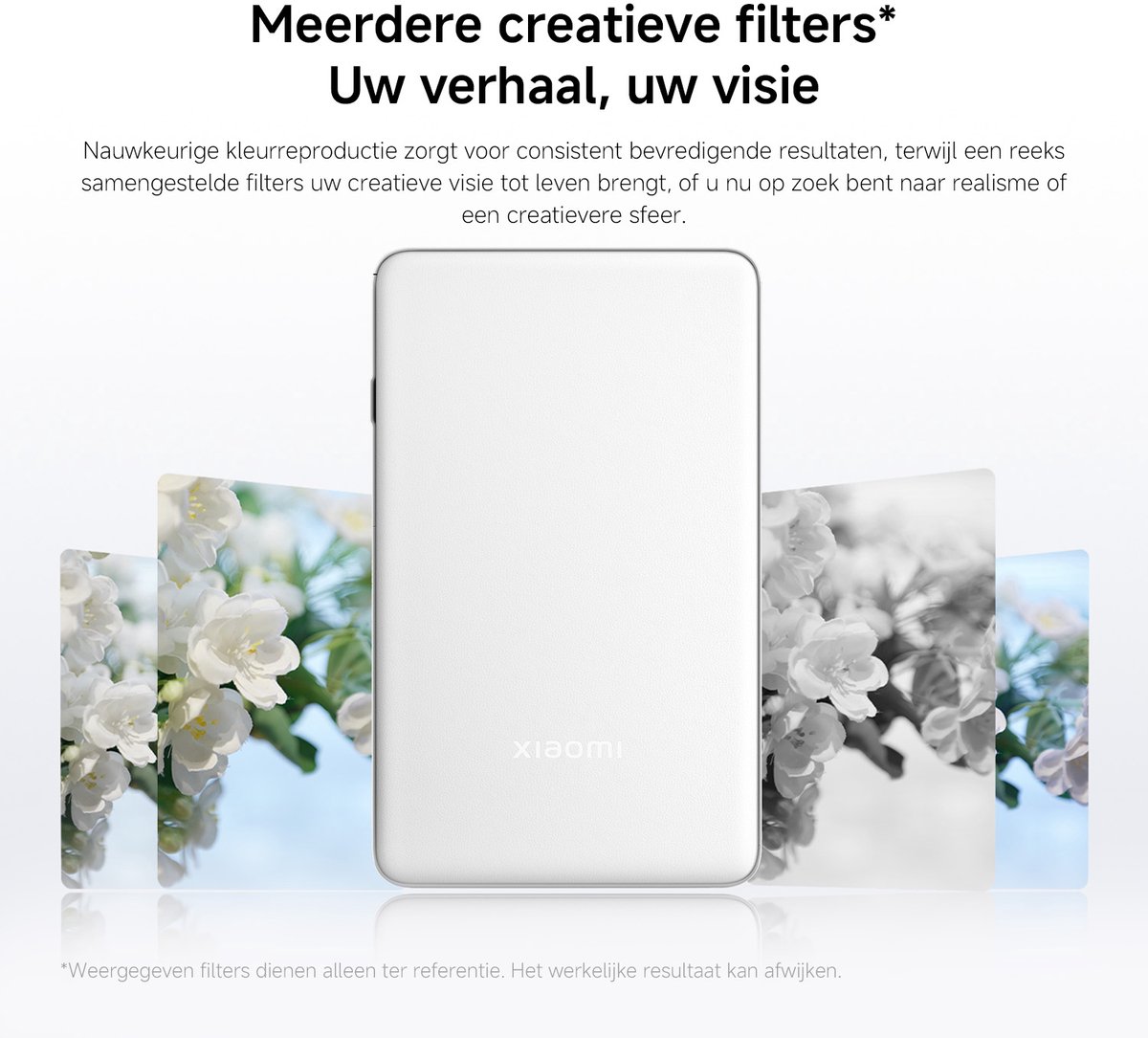 Xiaomi Portable Photo Printer Pro | Fotoprinter | Dye sublimation | 50 x 76 mm foto’s | Bluetooth 5.2 | 313 x 313 dpi | USB C | App bediening thumbnail 5