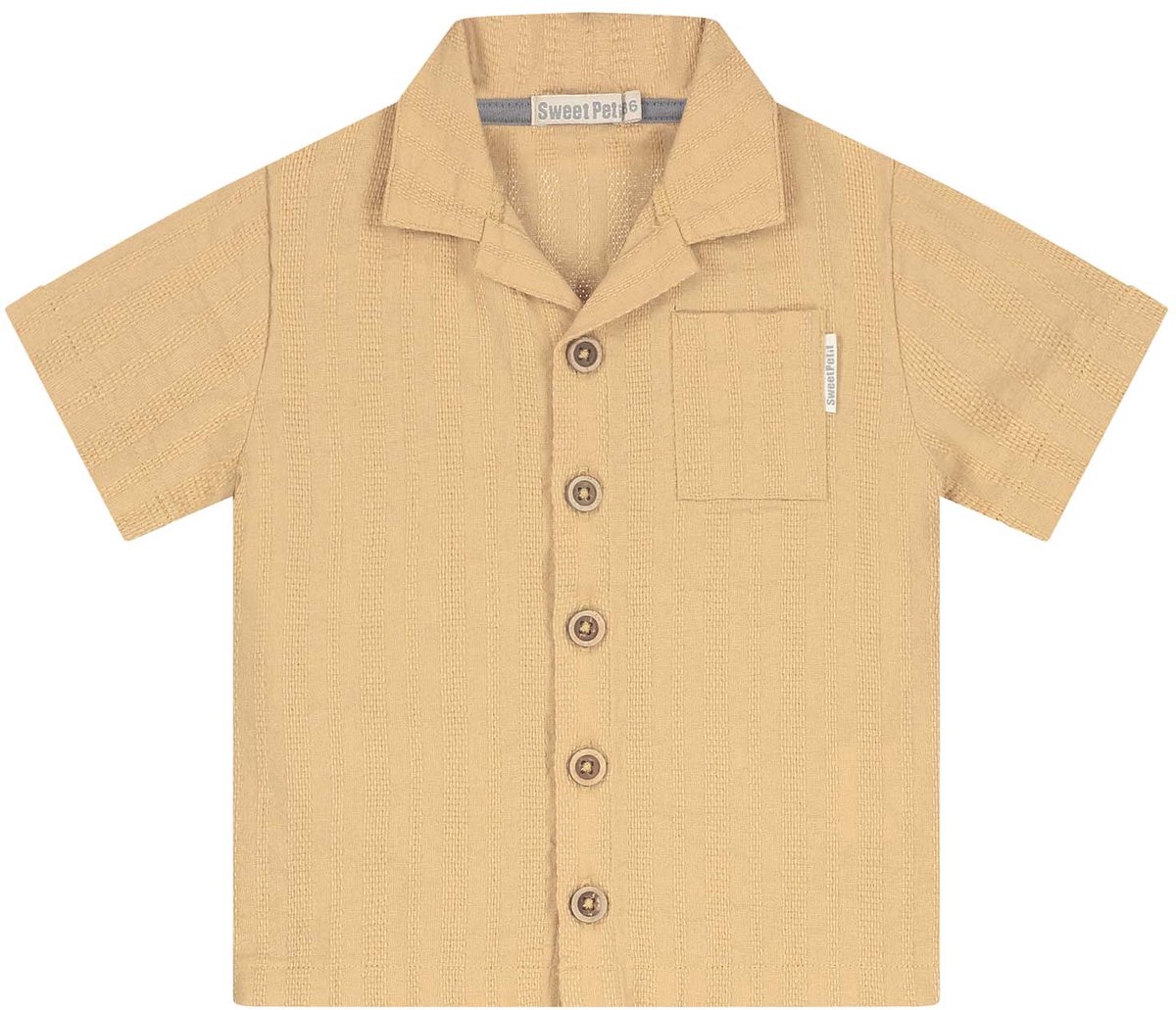 Sweet Petit peuter blouse - Jongens - Geel - Maat 104