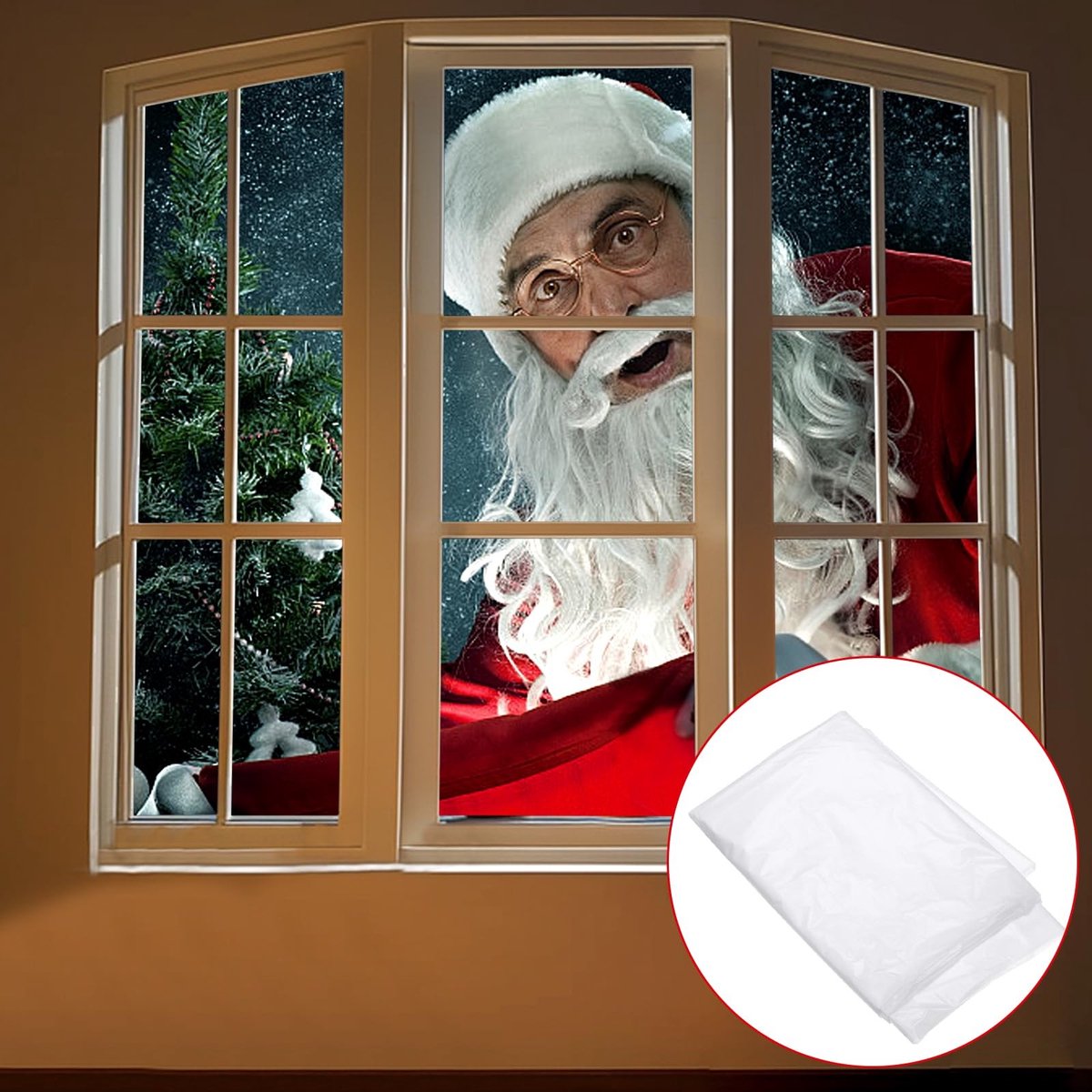 Solidchoice - Dailygoody - Raamprojectiefilm - Halloween decoratie - Impressieve projecties - 180x120 cm - Kerstvensterprojectie - Ideaal voor sfeervolle momenten