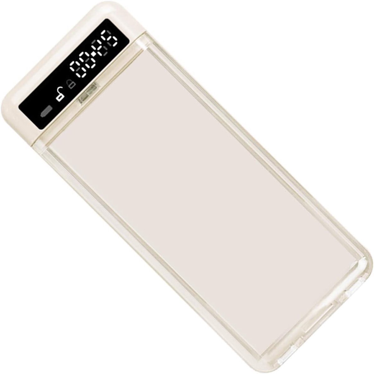 Timer Lock Box - Tijdslot Koffer - Discipline Opbouwen - Lange Batterijduur - 21.5 cm Lengte - Beige