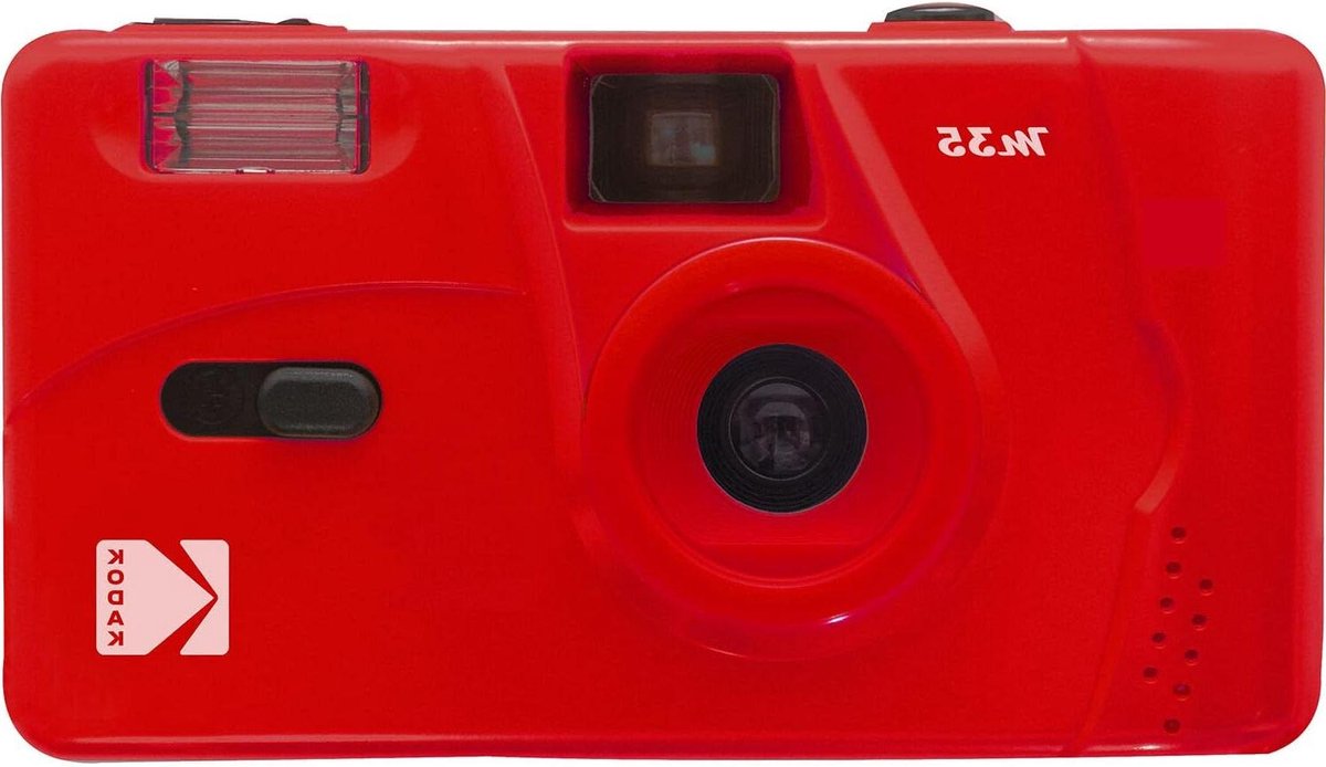 Film Camera - Herbruikbare Camera - Herinneringen Vastleggen - Ingebouwde Flitser - 35mm Film - Rood