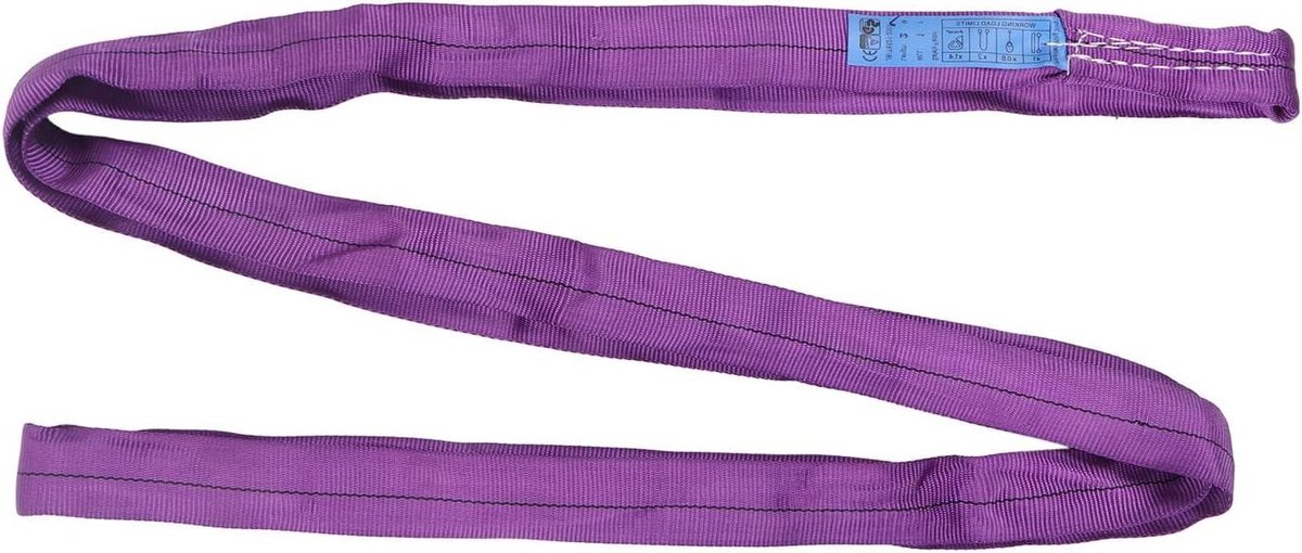 Polyester Hijsband - Hefband Sjorband - Materiaal Verplaatsen - Flexibel Ontwerp - 2 Meter - Oranje