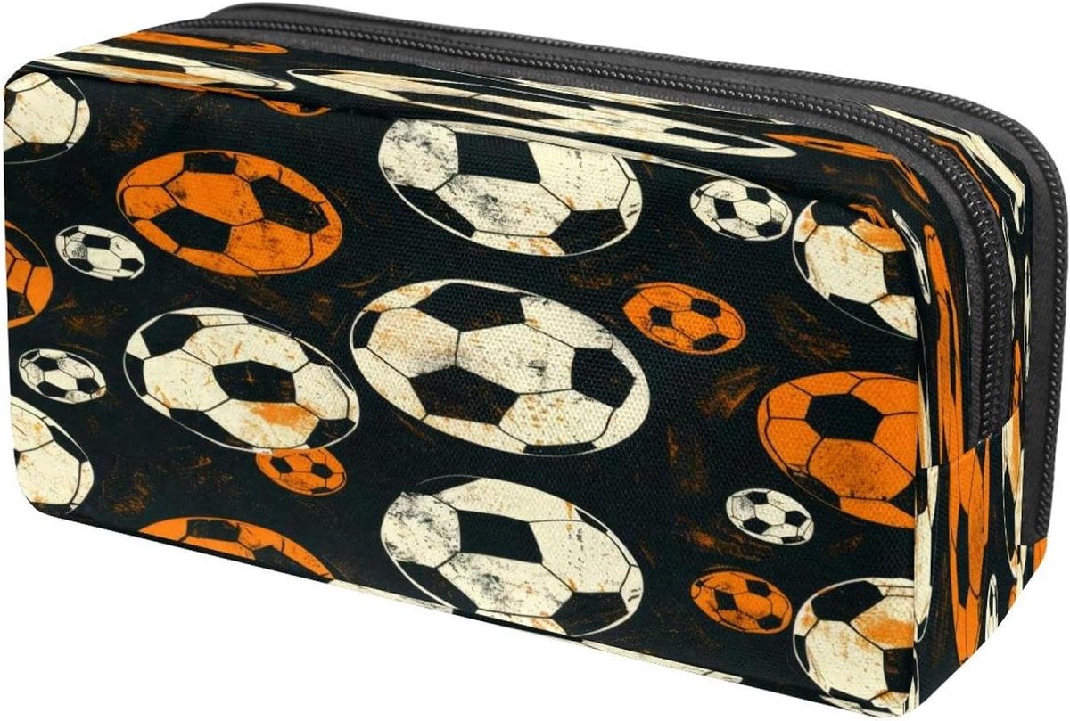 Pennenetui met Rits - Pennenzak Etui - School Organisatie - Grote Capaciteit - 6x21x10 cm - Meerkleurig