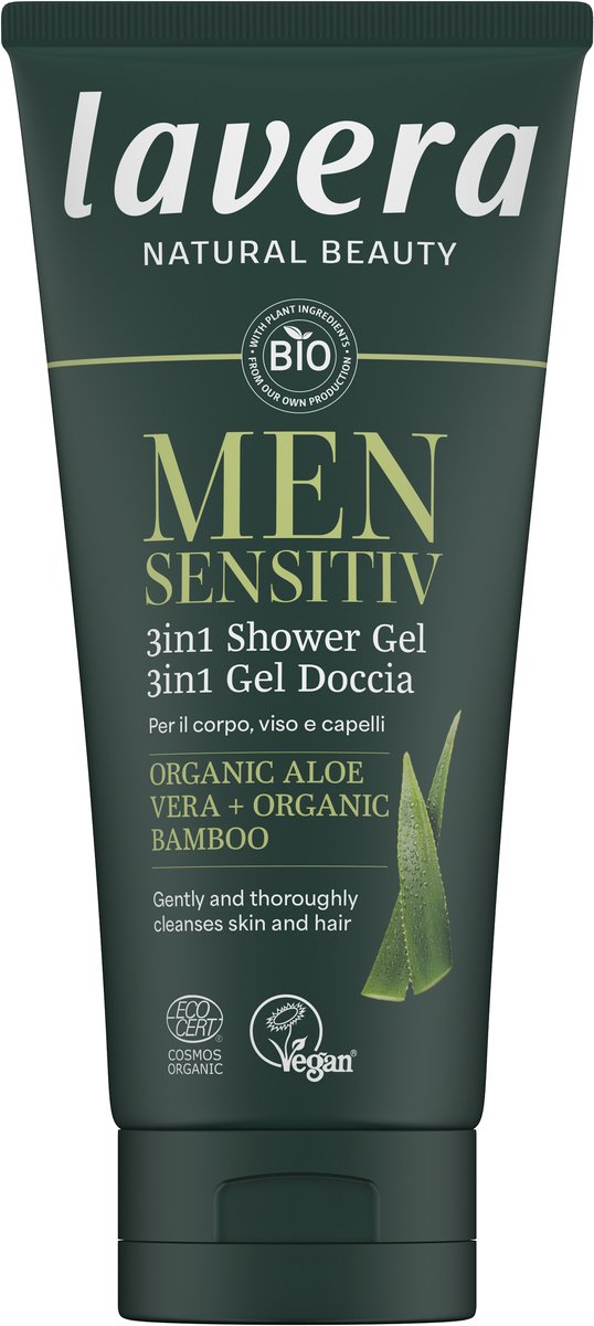 Lavera Men sensitiv 3-in-1 showergel bio 200 Milliliter