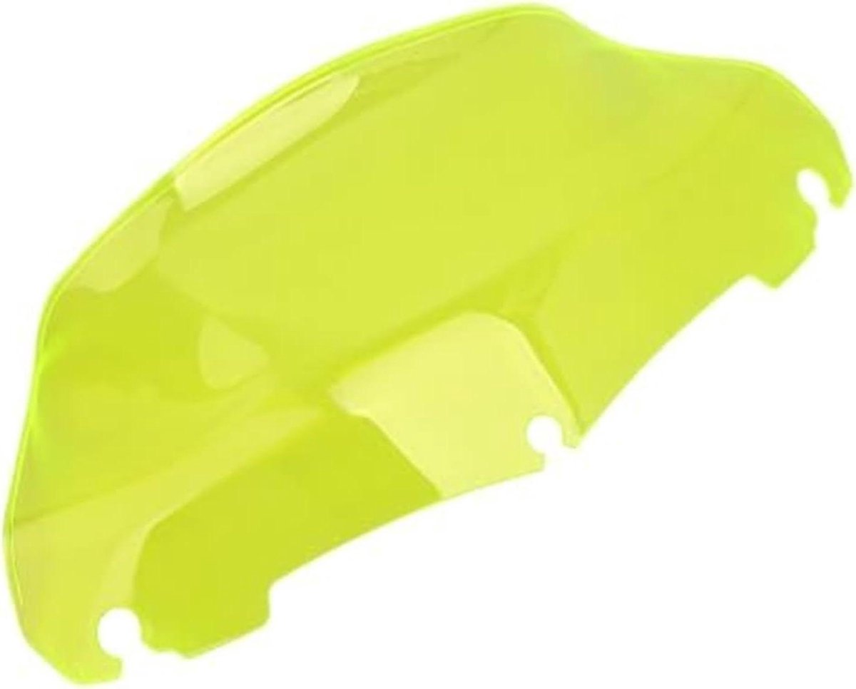 Motor Windscherm - Voorruit motor - Comfortabel rijden - Vermindert winddruk - 9 inch hoogte - Geel