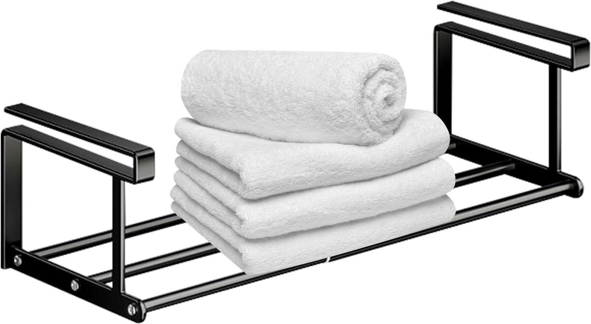 Opbergmand - Kast organizer - Ruimte optimaliseren - Telescopisch verstelbaar - 30-50 cm - Zwart