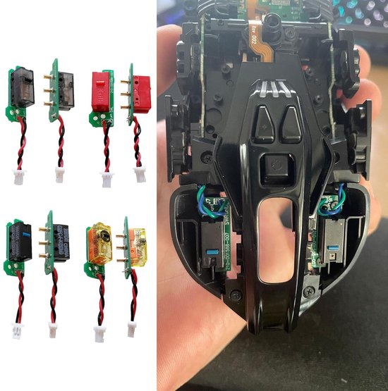 Muis Micro Switch - Kabel Module - Gaming Muis Reparatie - Hot Swap Installatie - 2 Stuks - D — afbeelding 5