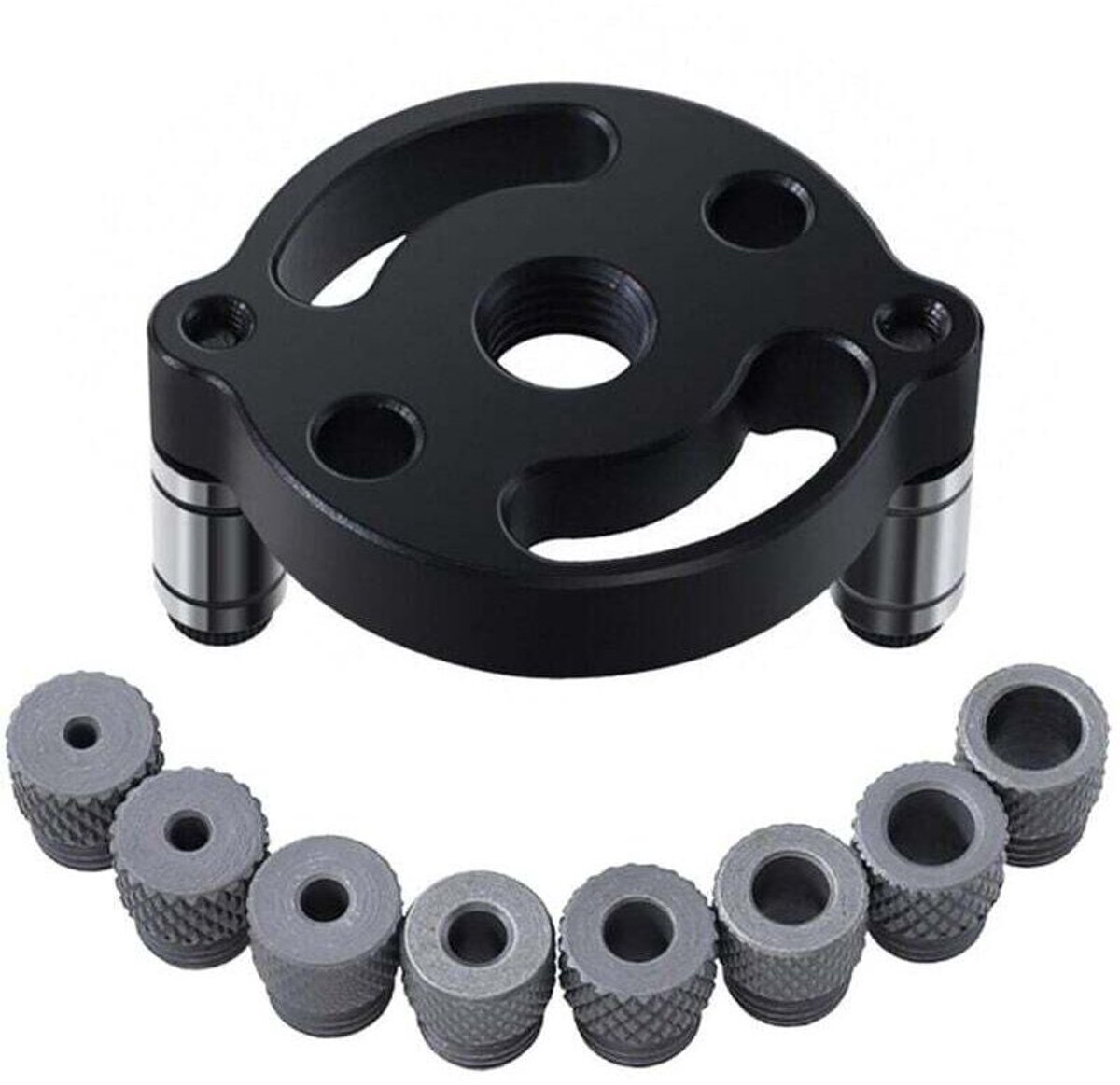 Lokale perforateur, Douille de perçage geschikt voor 8 zakken voer 3/4/5/6/7/8/9/10mm, Perforateur verticaal Gabarit de perçage geschikt voor douilles de guide de perçage pour trous de poinçonnage