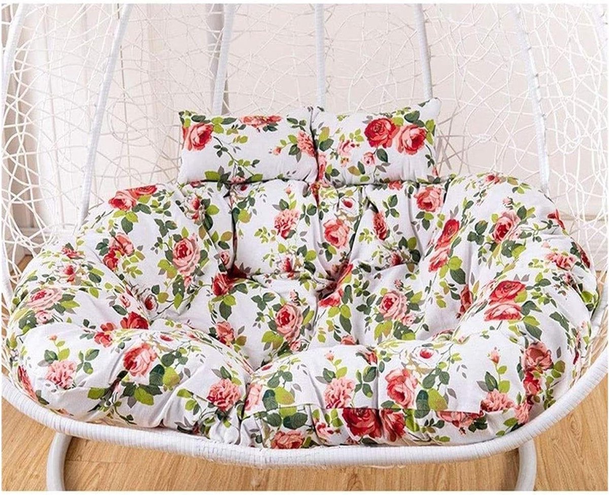 Schommelstoel Kussen - Hangend Stoelkussen - Buiten Ontspannen - Ergonomisch Ontworpen - 135 x 95 cm - Gekleurd