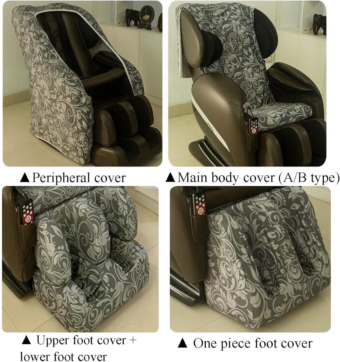 Stoelhoes Massagestoel - Beschermhoes Relaxfauteuil thumbnail 5