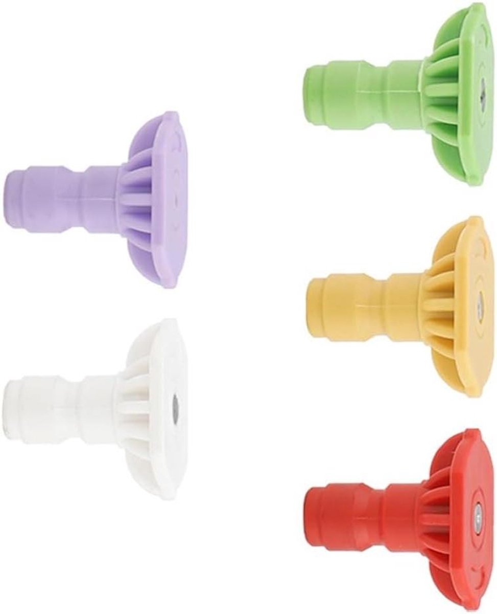 Hogedrukreiniger Mondstukken - Spray Tips - Krachtig Reinigen - Snelkoppeling Set - 4 Stuks - Assorti