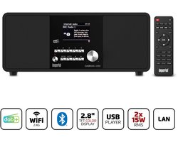 Imperial DABMAN i200 V2 - DAB+ / FM Radio - Internetradio - WiFi - Bluetooth - Zwart