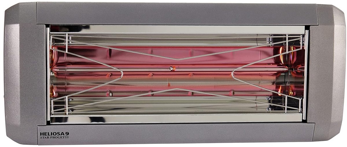 Terrasverwarming - Buitenverwarming - Genieten van de avond - Efficiënte warmteafgifte - 465 cm - Zwart