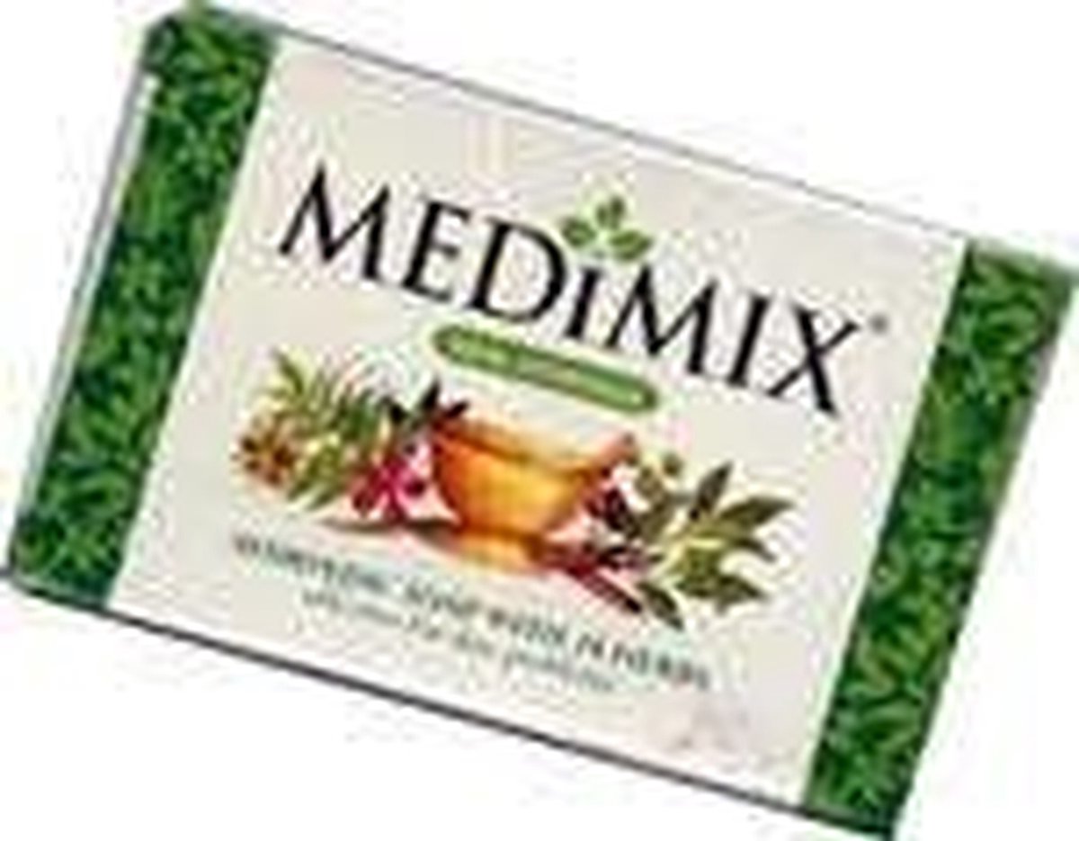 Ayurvedische Zeep - Kruiden Zeep - Dagelijkse Reiniging - Met 18 Kruiden - 3 x 125 g - Groen