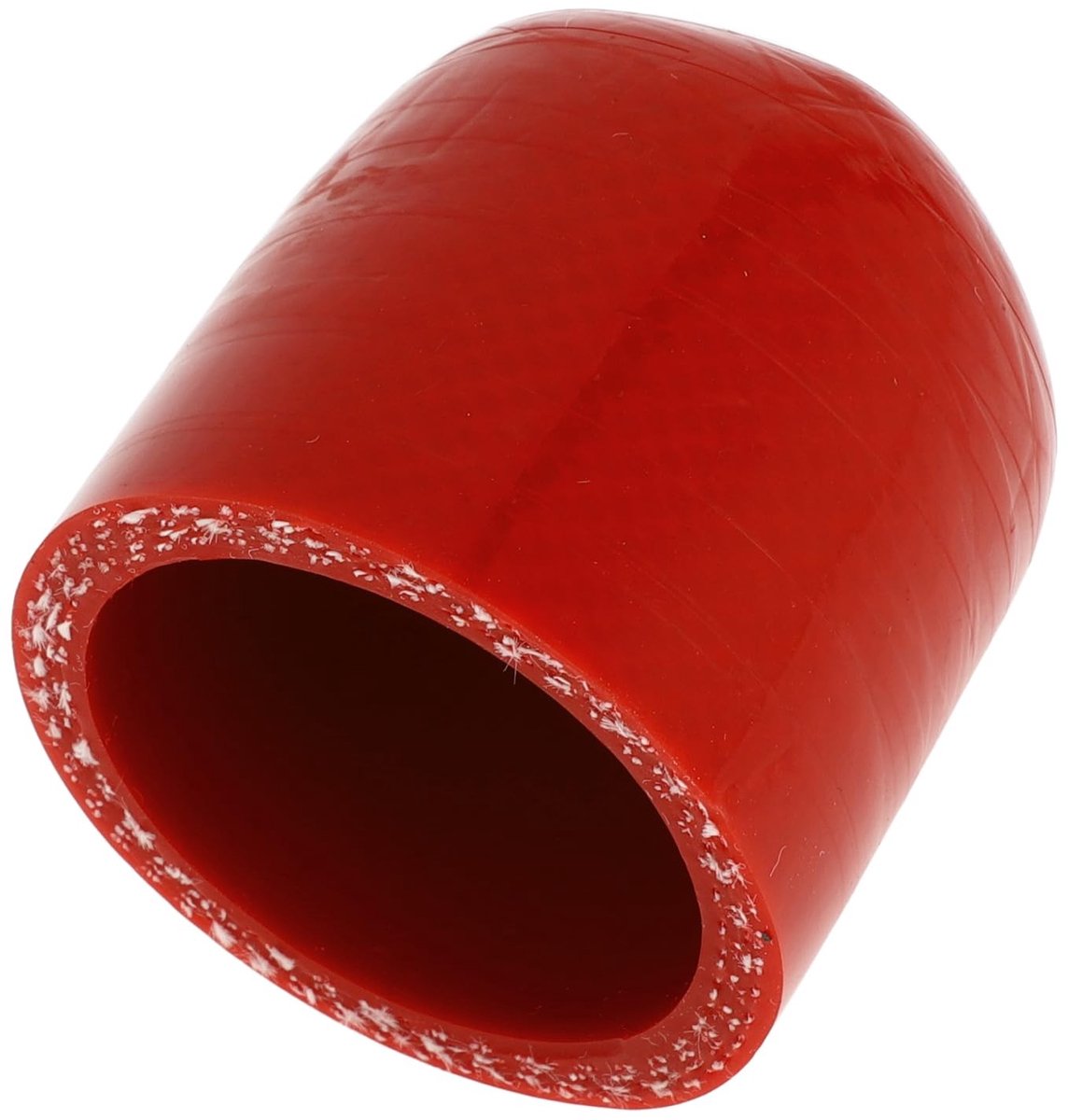 Dailygoods- Siliconen Slang - Rood - Eindkap - Bypass Slang - 38 mm Binnendiameter - 40 mm Lengte - Hoog Temperatuurweerstand - Slangafsluiter