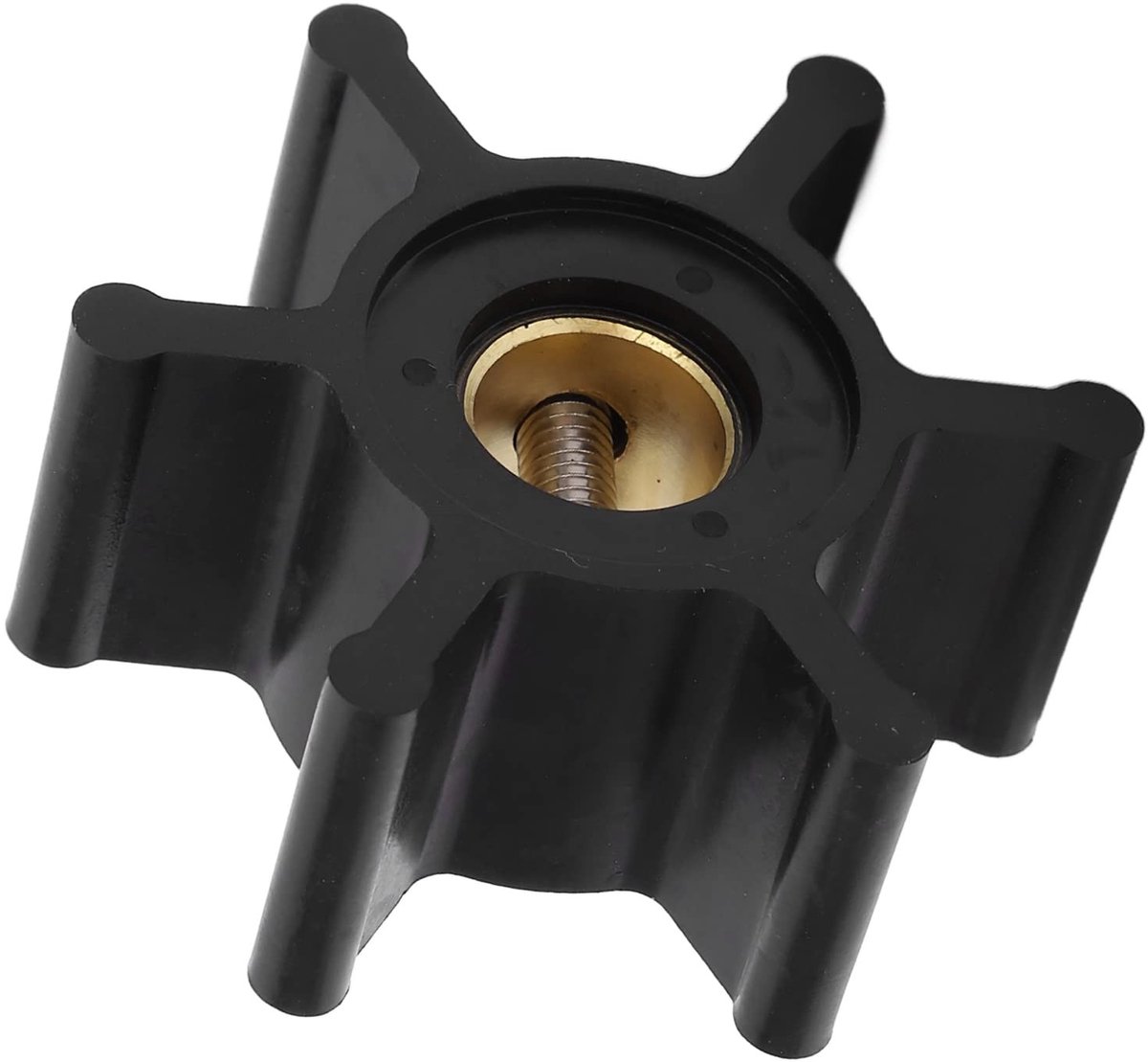 Dailygoods- Waterimpeller Koper Neopreen - Vervanging voor Jabsco/Johnson/Westerbeke - 6 Bladen - Flexibele Waaier - Geschikt voor Zeewater/Sweetwater - Pompwaaiers