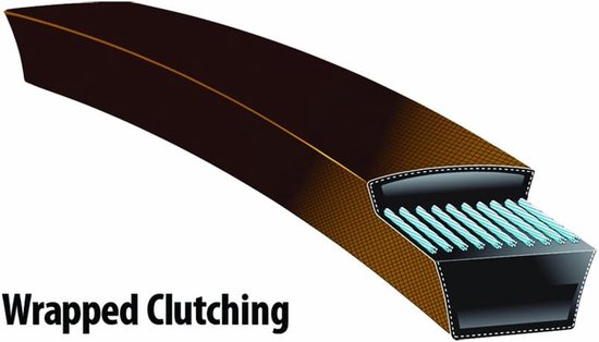 Vervangende Riem - Grasmaaier Riem - Reparatie Tuinmachine - 5/8 x 41-13/16 Inch - 160 g - Zwart — afbeelding 2