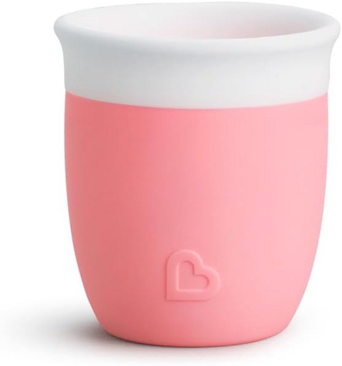 Baby Drinkbeker - Peuter Tuitbeker - Zelfstandig Leren Drinken - Open Rand 360 Graden - 60 ml - Koraal