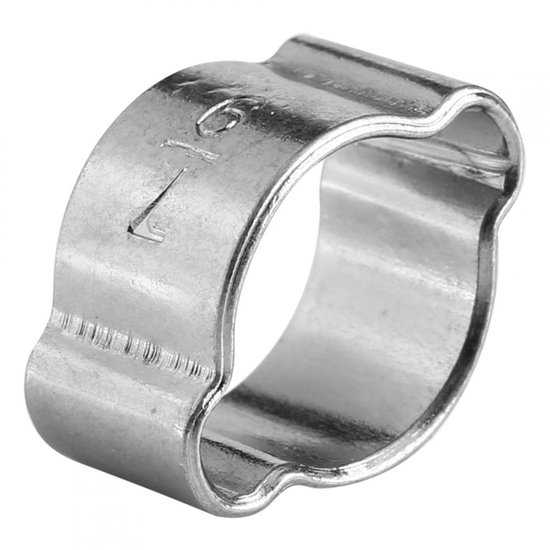 Dailygoods- Slangenklemmen Set 10 Stuks - RVS - Galvaniseerd - Verstelbaar - 8 Maten 5-20mm - Professioneel Gepolijst - Slangklem van Dailygoods — afbeelding 3