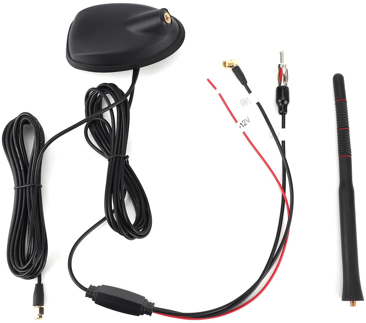 Dailygoods- Antenne Universeel Actieve Versterker - Auto Antenne - DAB Antenne - GPS Antenne - Waterdicht - Montage Beugel