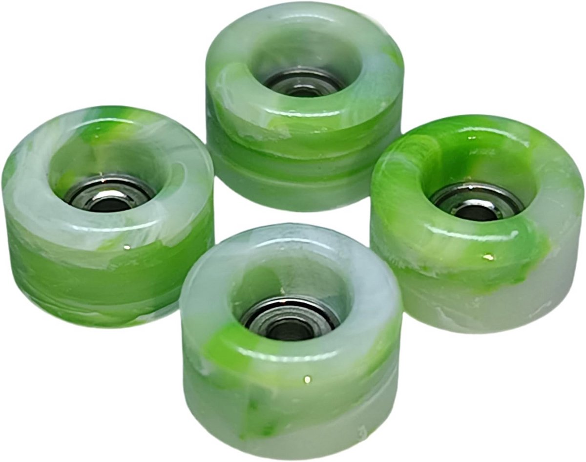 Fingerboard Wielen Skateboard Onderdelen Trick Uitvoeren Zachte Urethaan Grip 60D Materiaal Swirl