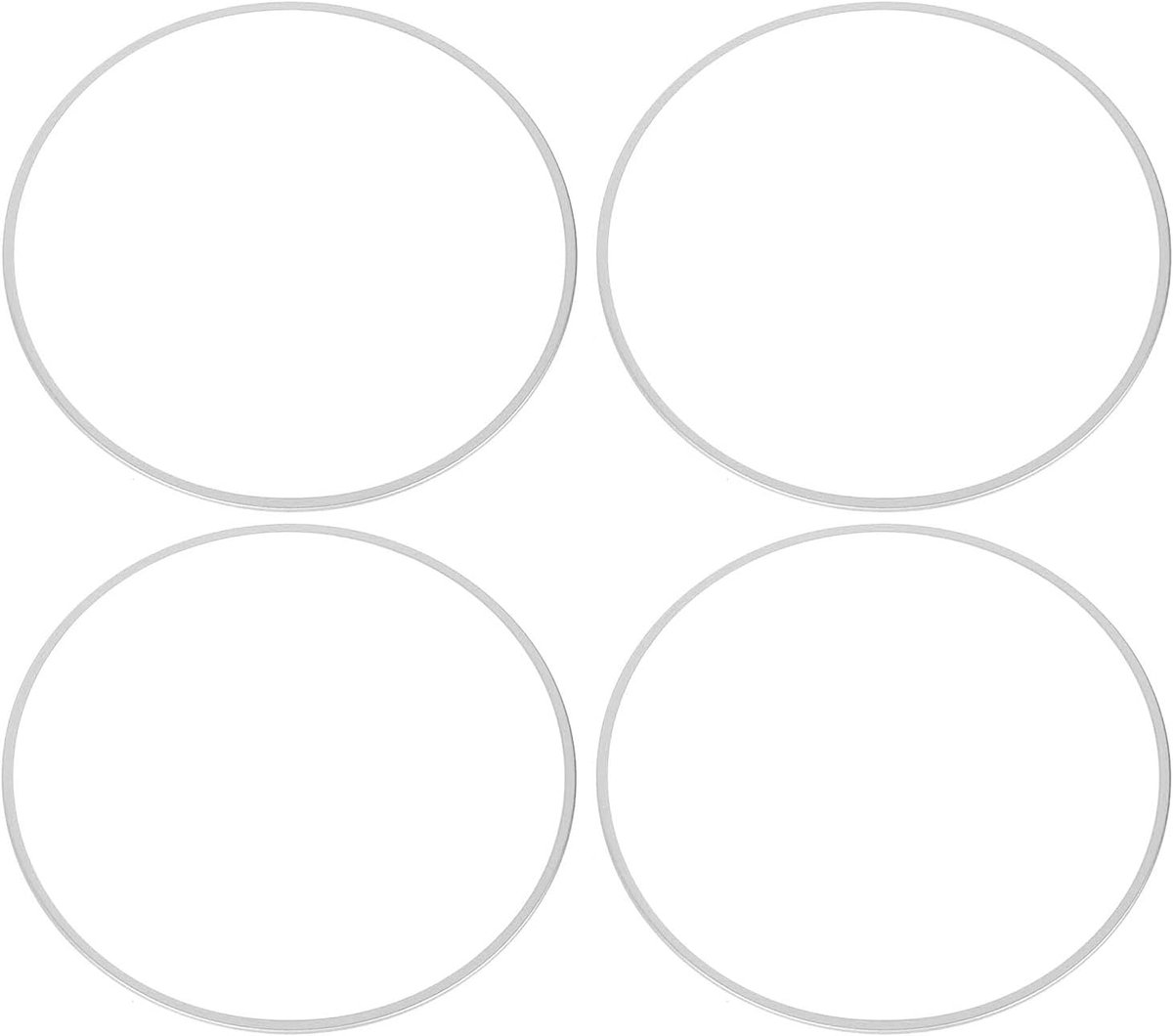 Velgbeschermer - Beschermkap - Velgen Beschermen - Krasbestendig Aluminium - 20 Inch - Zilver