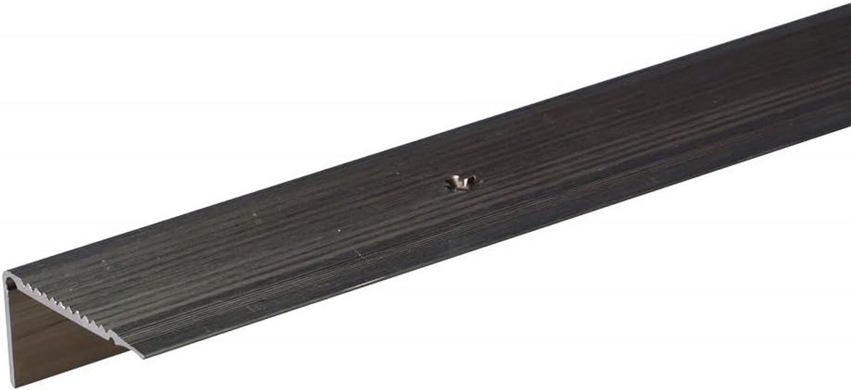 Trap Neusprofiel - Aluminium Rand - Vloer Beschermen - Brons Geanodiseerd - 100 cm - Zilver