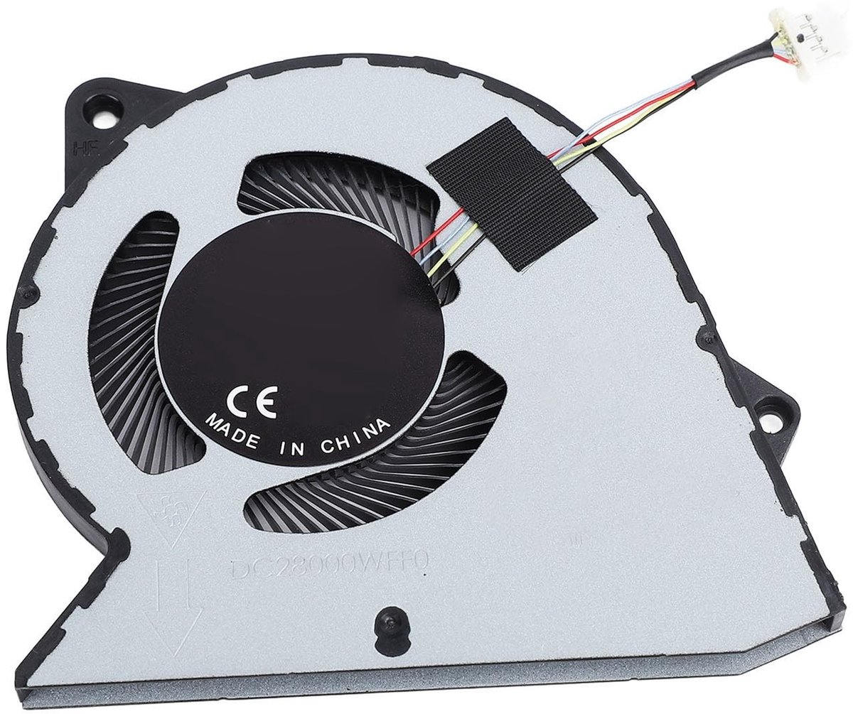 Dailygoods - Laptop CPU-koelventilator Vervangingsonderdeel - Betrouwbare Koeling - Aluminium - 4-pins Aansluiting - Geschikt voor Diverse Modellen -...