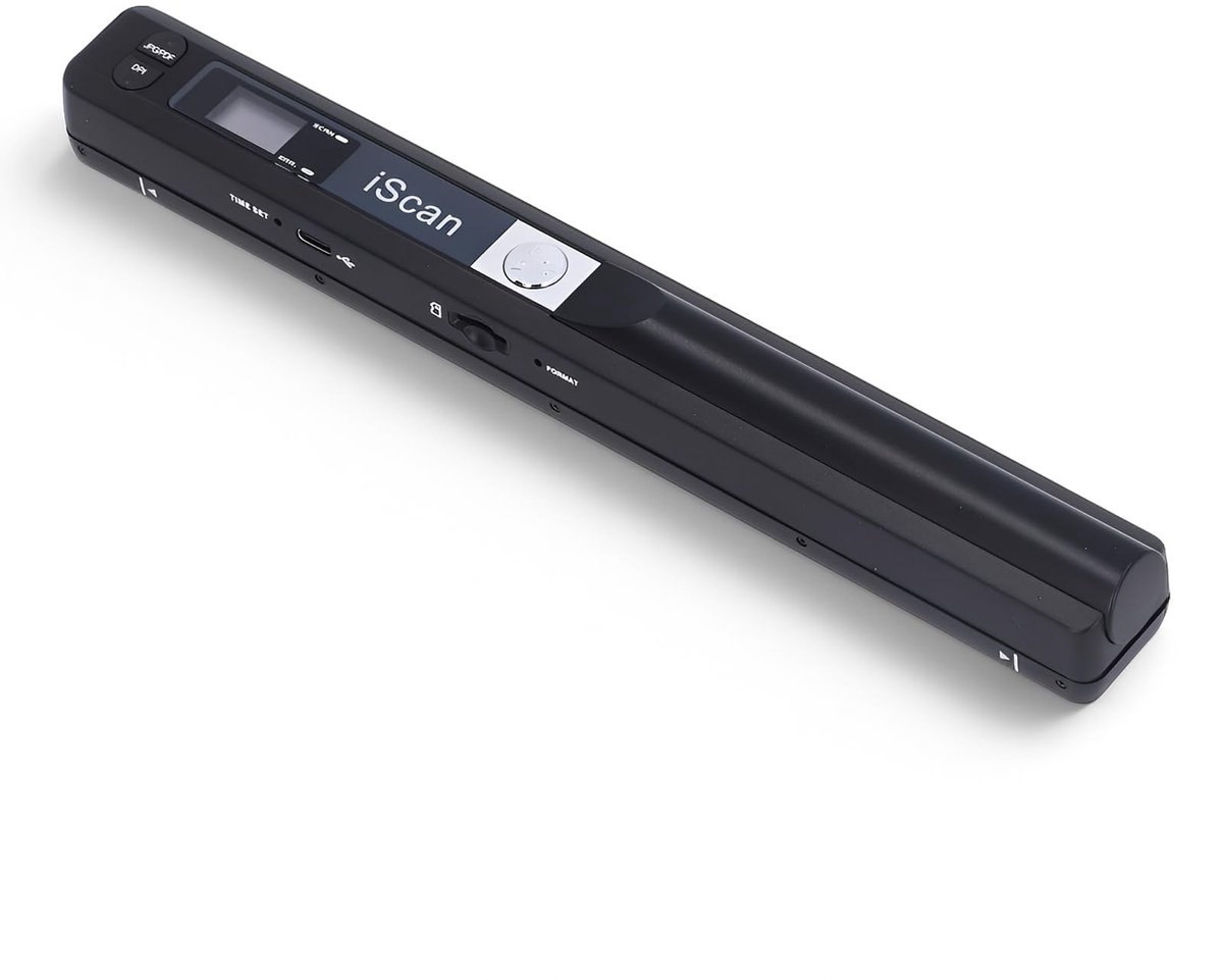 Dailygoods - Draagbare Documentscanner - Mobiele Handscanner - Ideaal voor Thuis en Kantoor - 900DPI HD Kleur - Compact en Lichtgewicht - Geschikt voo...