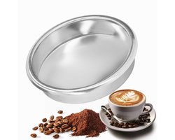 Dailygoods- Reinigingsschijf 58mm - Roestvrij Staal - Slijtvast - Backflush - Koffiemachine Accessoire - Eenvoudig te Gebruiken - Koffiemachineaccessoire
