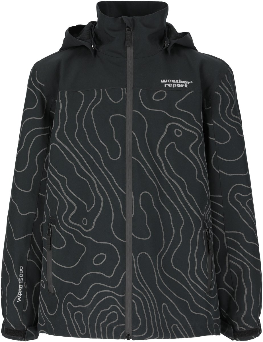 Weather Report Regenjacke Borise jr. Zwart