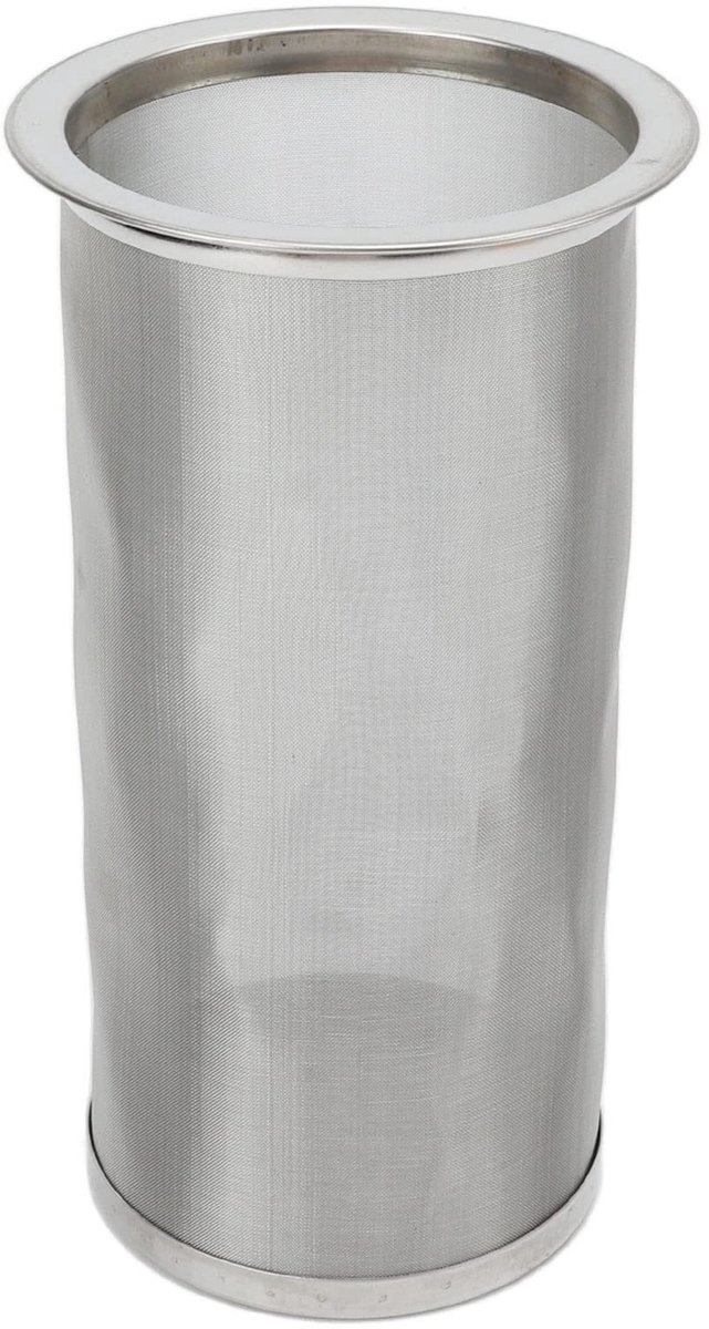 Dailygoods- Koffiefilter Roestvrij staal - Cold Brew Maker - Ijskoffie - Vaatwasmachinebestendig - Ultrafijn Gaas - 8 x 15 cm - Cold Brew Filter