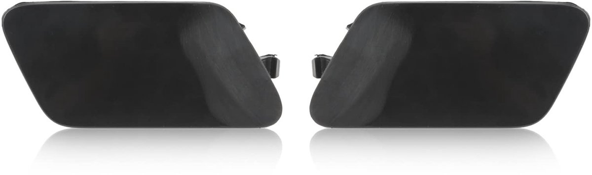 Dailygoods- Koplampsproeiers Vervangingsset - 2 Stuks - Voorbumper Accessoires - Cap Cover - Auto Accessoires - Geschikt voor diverse modellen - Koplampsproeier