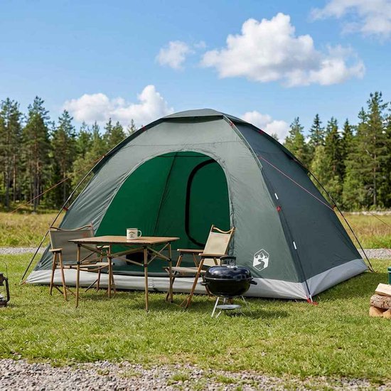 vidaXL - Kamperen - tent - 6-persoons - Leger - Groen van Vidaxl — afbeelding 2