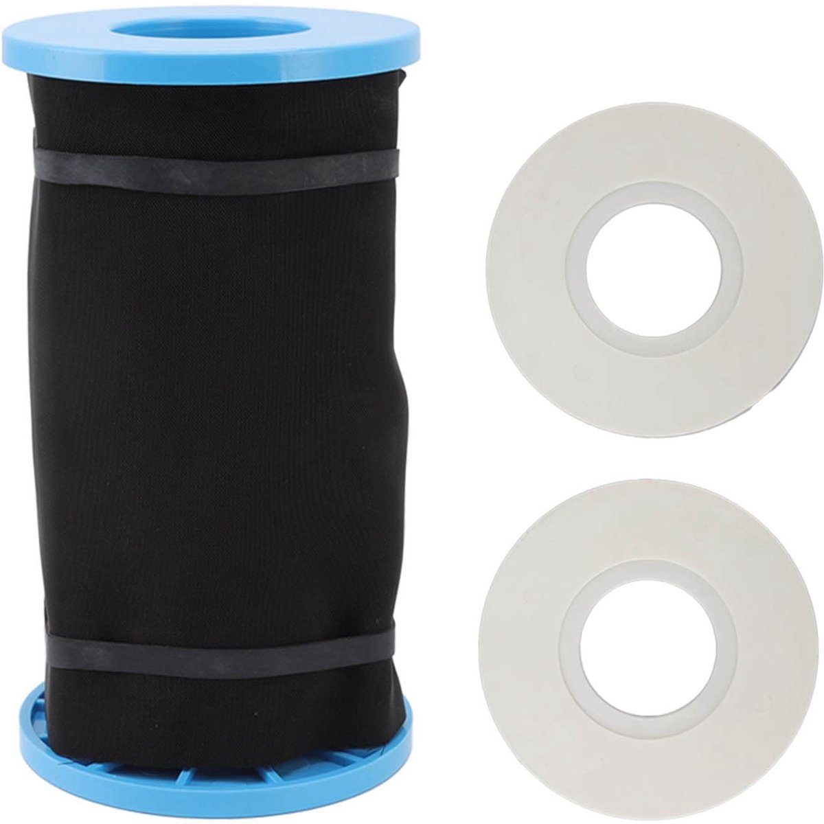 Dailygoods- Zwembadfilterpatroon Herbruikbaar - Vervangingsfilter - Intex Type A/C - ABS Materiaal - 19.5x10.8x10.8cm - 450g Gewicht - Filter
