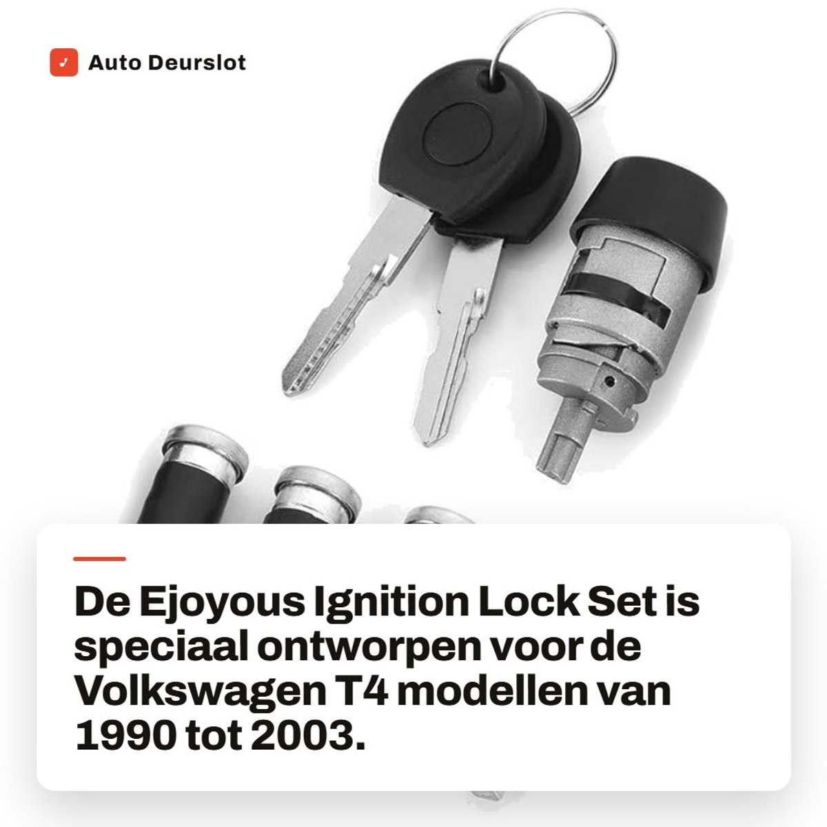 Dailygoods- Ontstekingsslot OEM 357905855A - Autoslot tegen diefstal - Deurslot - Reparatieset - Starter Switch - Hoogwaardige aluminiumlegering