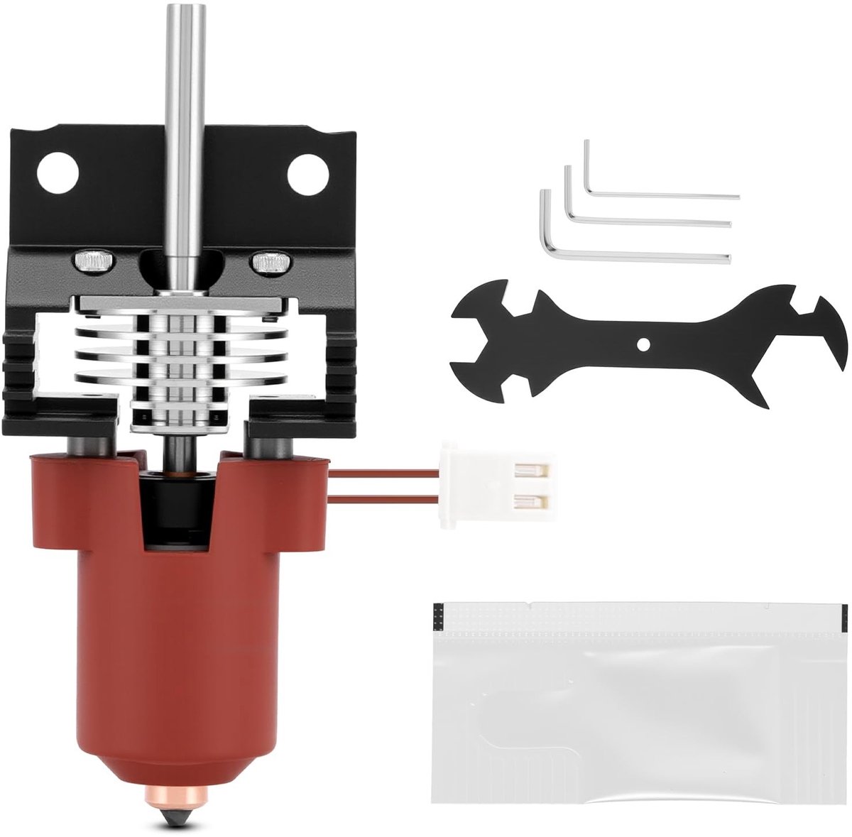 Dailygoods- Hotend Kit Hoge Temperatuurbestendigheid - Keramisch Verwarmingsblok - Quick-Swap Nozzle - 60 W Vermogen - Voor K1/K1 Max/K1C - Ondersteunt 300 °C - 3D-printer Hotend