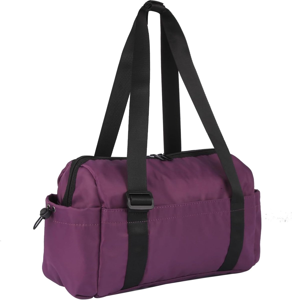 Mini Sporttas - Dames Tas - Sporten en Reizen - Waterafstotend Materiaal - 30 x 11 x 18 cm - Donkerpaars