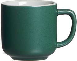 Espresso Kopje - Koffiekopje - Genieten van Koffie - Keramisch Materiaal - 100ml - Groen
