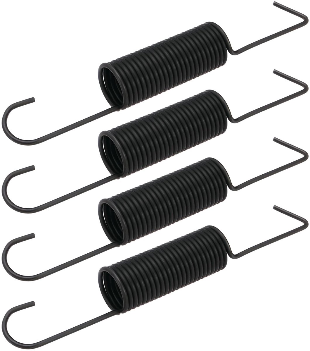 Dailygoods- Maaierdeck Riem - 4 Stuks - Compatibel met John Deere - Vervanging GX20377/GX21582 - Metaal - Zwart - Eenvoudig te installeren - Grasmaaieronderdeel