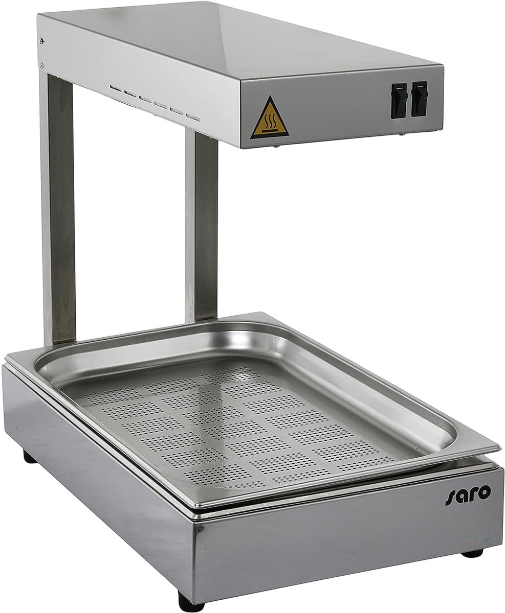 Warmtebrug - Voedselwarmer - Buffetten Warm Houden - Roestvrij Staal - 57 x 325 x 48 cm - Zilver