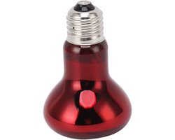 Reptielen Warmtelamp - Terrarium Verlichting - Natuurlijke Omgeving - UV Dag Nacht Simulatie - 100W - Rood