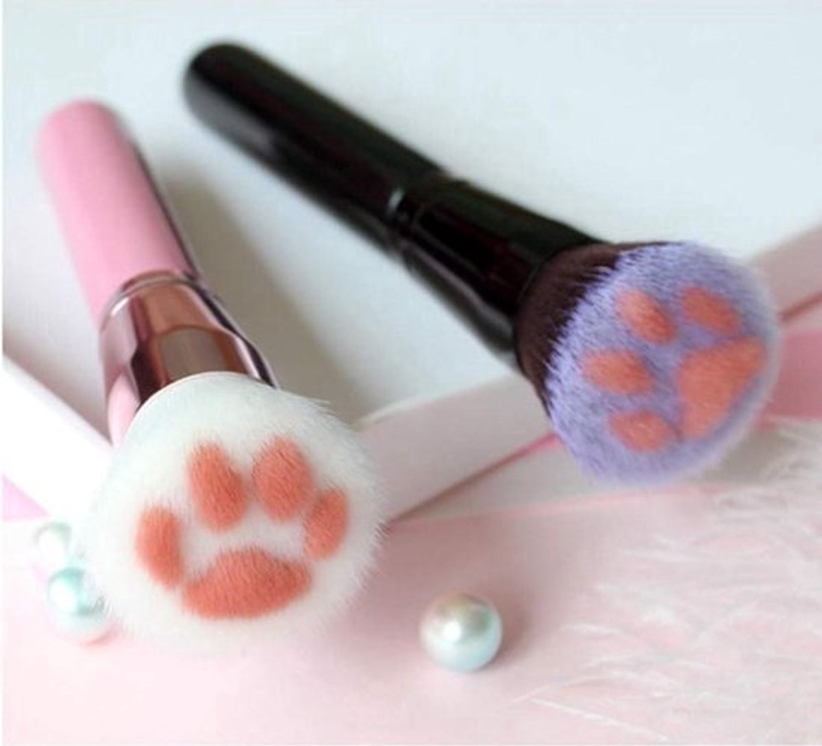 Make-upkwast Fluffy Blush Concealer Kattenpootvorm voor Vrouwen - Content Featured