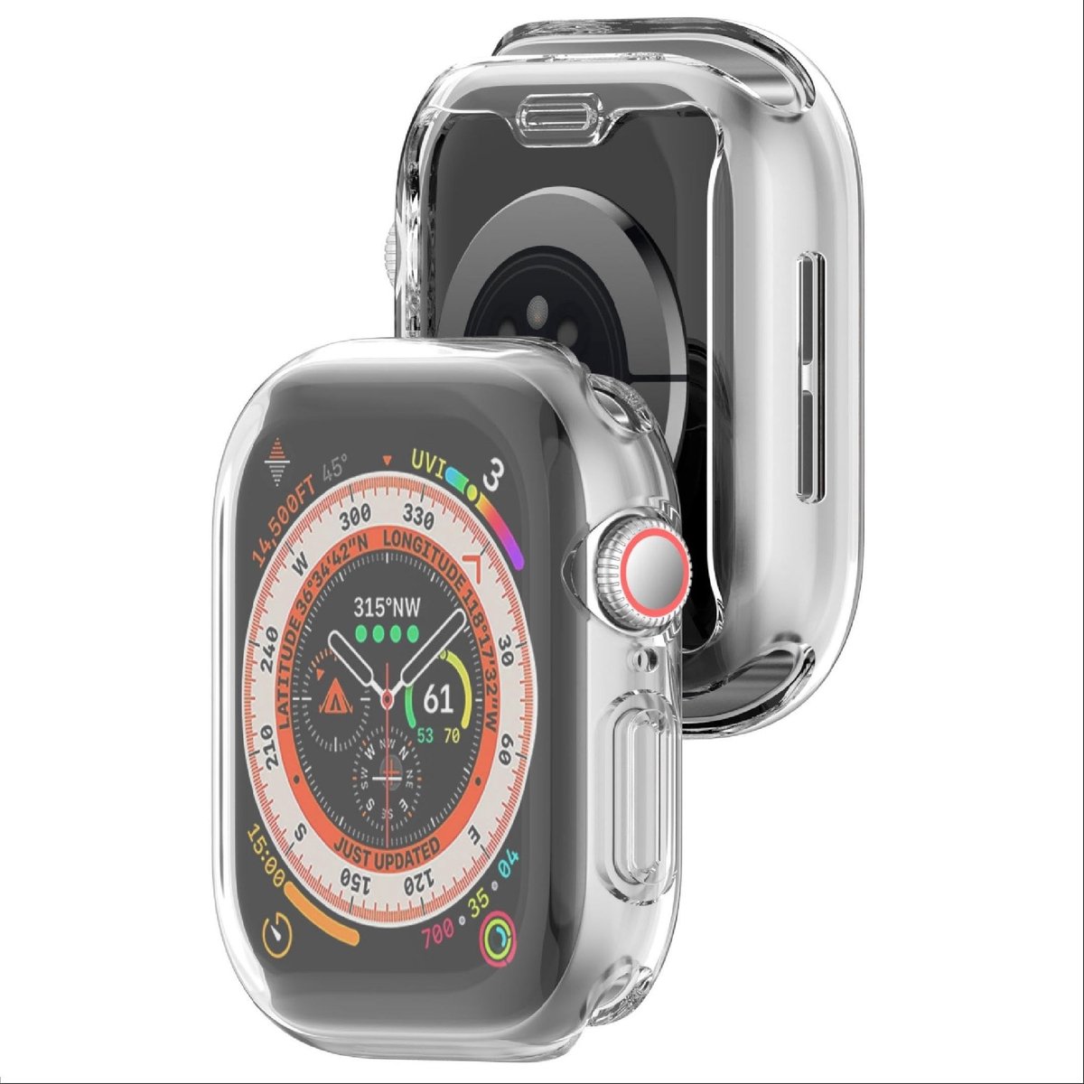 aladdien - Hoesje Apple Watch Series 10 42mm - Schokbestendig - Zachte TPU - Transparant - Beschermende Cover - Geschikt voor Apple Watch Series 10 ...