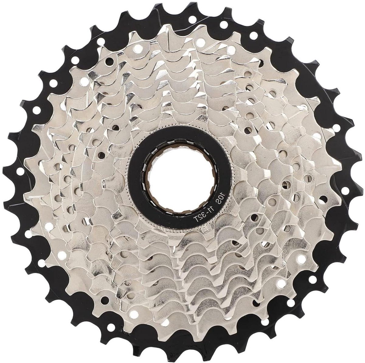Fietsvliegwiel 10 versnellingen - Fiets tandwiel cassette - Fietsen verbeteren - Gehard staal hol ontwerp - 11-32T - Zilver
